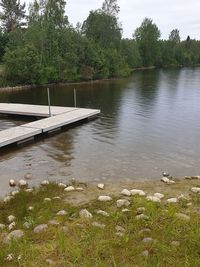 Scenic view of lake