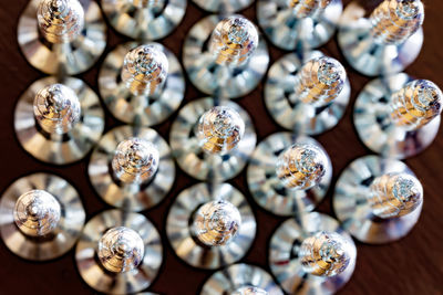 Full frame shot of christmas decorations