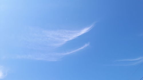 Low angle view of clouds in sky