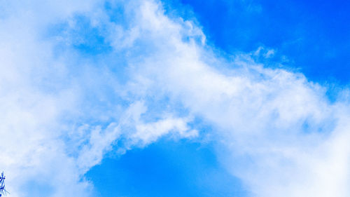 Low angle view of clouds in sky