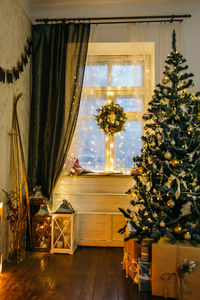 Christmas tree at home