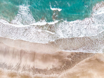 Aerial view of coastline