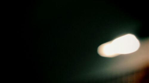 View of illuminated lights at night