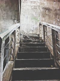 Staircase in old building