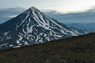 Koryaksky volcano. kamchatka.