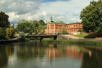 River with buildings in background