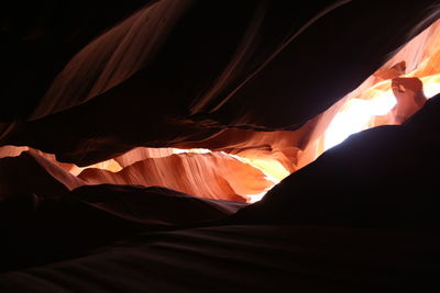 View of rock formations