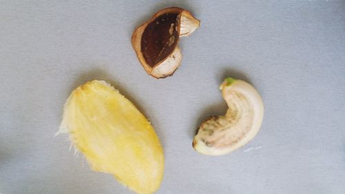 High angle view of fruits