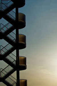 Low angle view of modern building against sky