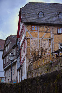 Low angle view of building against sky