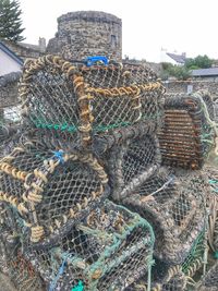 Stack of fishing net