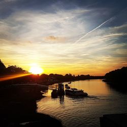 Scenic view of sunset