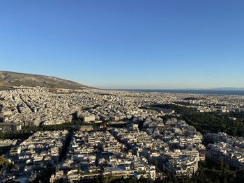 View of athens from the acropolis