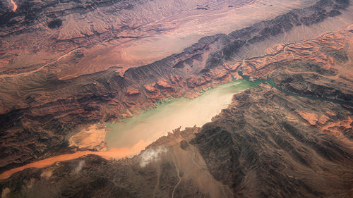 Aerial view of beach