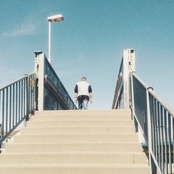 Low angle view of stairs