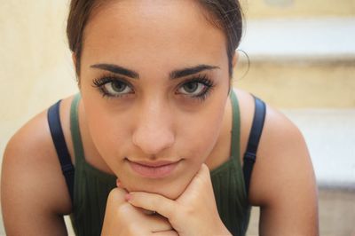 Portrait of young woman