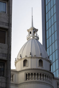 Low angle view of historic building