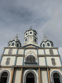 Low angle view of building against sky