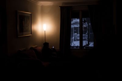 Curtains in the dark