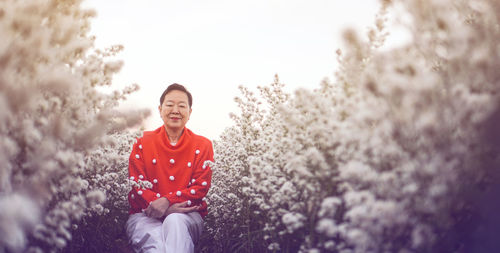 Portrait of a smiling woman