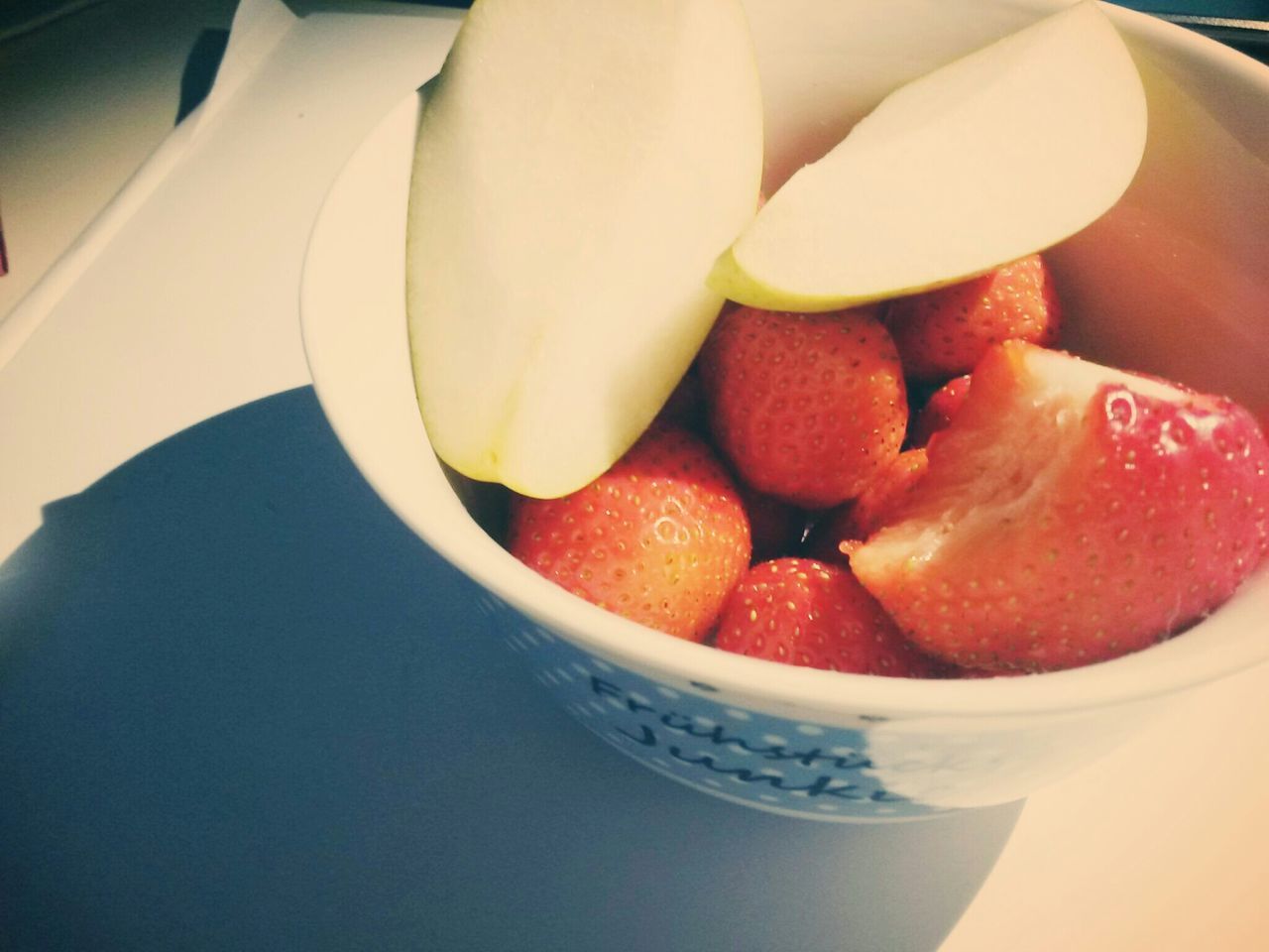 food and drink, food, freshness, healthy eating, fruit, indoors, red, strawberry, still life, bowl, high angle view, plate, close-up, table, ready-to-eat, slice, sweet food, healthy lifestyle, ripe, no people