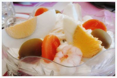 Close-up of orange fruits in bowl