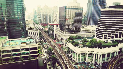 Skyscrapers in city