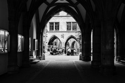 Corridor of cathedral