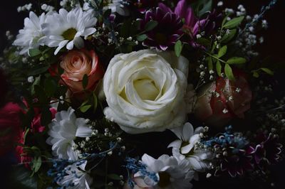 Close-up of rose bouquet