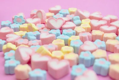 Close-up of multi colored candies