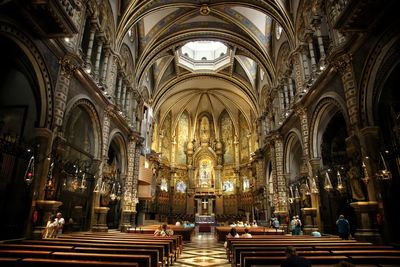 Interior of cathedral