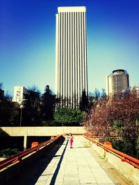 Built structure against blue sky