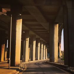 Interior of bridge