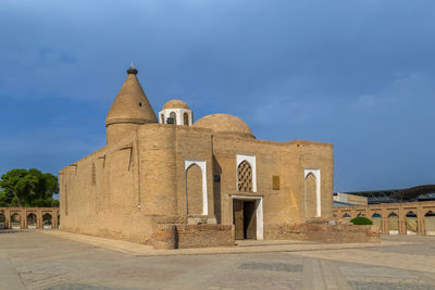 Low angle view of church against sky