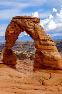 View of rock formation