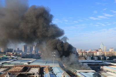 Cityscape against sky