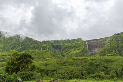 Scenic view of landscape against sky