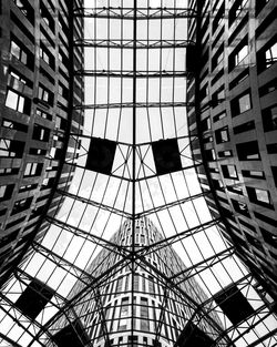 Low angle view of modern office building