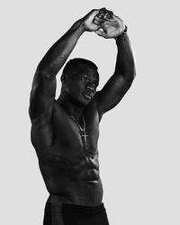 Man looking at camera