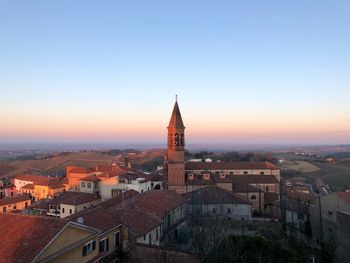View of church in city