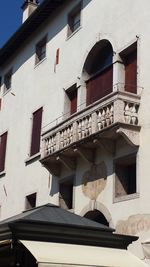 Low angle view of residential building