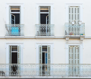 Facade of residential building