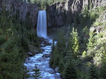 View of tumalo falls, deschutes wilderness, bend oregon