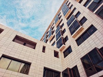 Low angle view of building against sky