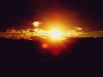 Scenic view of sunset
