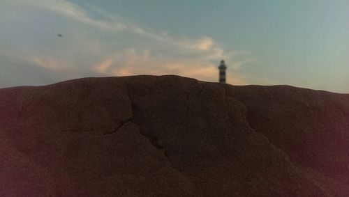 Low angle view of sky at sunset