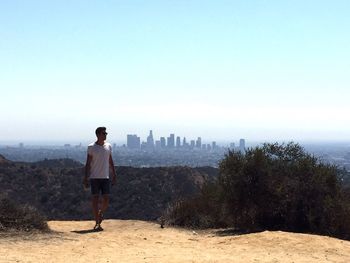 Woman looking at view