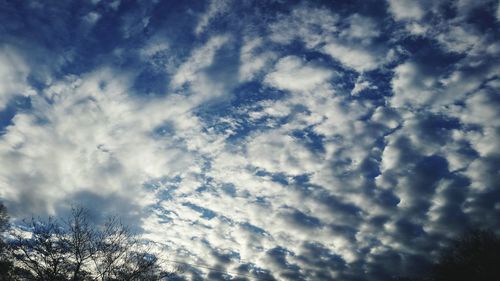 Low angle view of sky