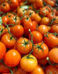 Close-up of tomatoes for sale at market stall