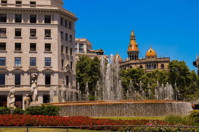 View of historical building against clear sky